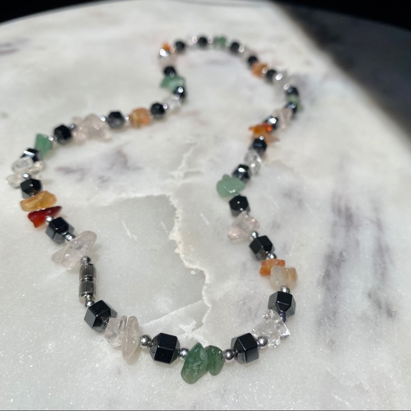 Jewelry - Mixed beaded gemstone Necklace natural stone